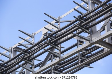 Fastening Cable On Mast Power Supply Stock Photo 591214793 | Shutterstock