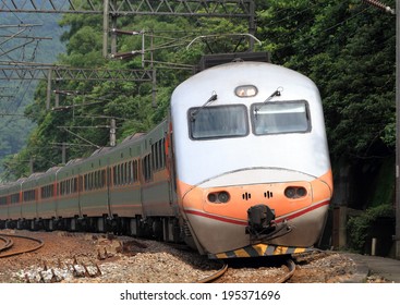 A faster train in Taiwan.