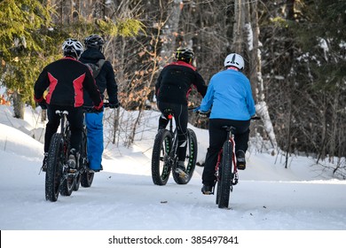 Fat Biking Riding In Winter