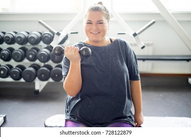Fat girl in a gym