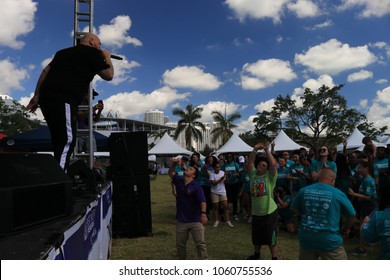 Fat Joe Performing In The Best Buddies Annual Walk In Miami, Florida, USA On March 17, 2018