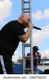 Fat Joe Performing In The Best Buddies Annual Walk In Miami, Florida, USA On March 17, 2018