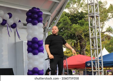 Fat Joe Performing In The Best Buddies Annual Walk In Miami, Florida, USA On March 17, 2018