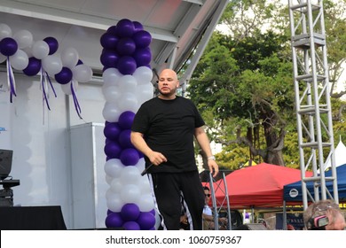 Fat Joe Performing In The Best Buddies Annual Walk In Miami, Florida, USA On March 17, 2018