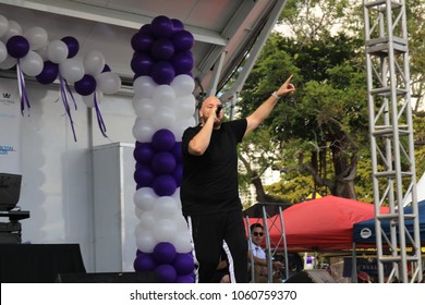 Fat Joe Performing In The Best Buddies Annual Walk In Miami, Florida, USA On March 17, 2018