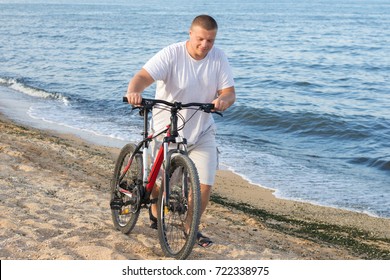 fat person cycling