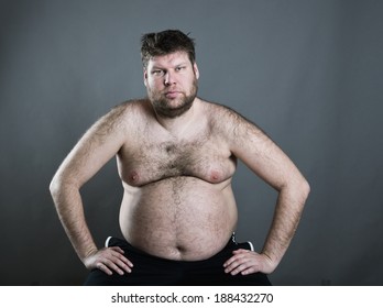 Ugly black fat guy
