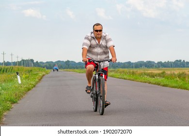 fat men on bikes