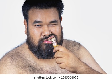 Fat Man Long Hair Stock Photos Images Photography