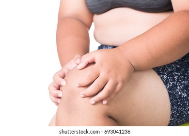 Fat Overweight Women With Knee Pain