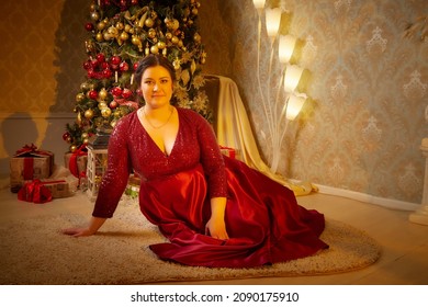 womens plus christmas dress