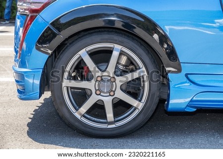 fat tires on modified cars Stock photo © 
