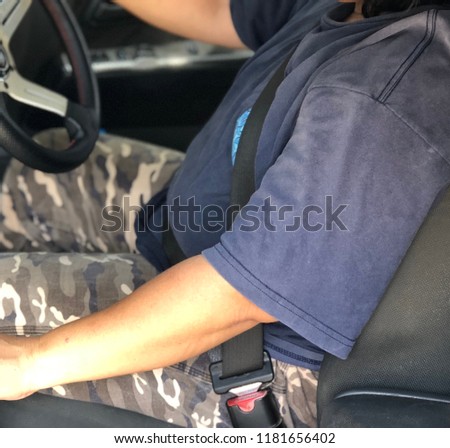 fat woman sit inside car seat stock photo edit now 1181656402