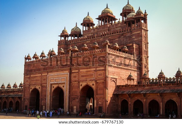 Fatehpur Sikri Palaceentrancebuland Darwaza Stock Photo (Edit Now ...