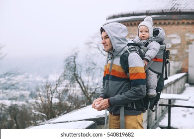 using baby carrier in winter