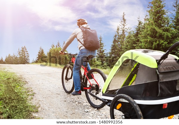 mountain bike child trailer