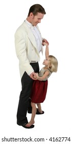 Father And Daughter Dancing In Formals