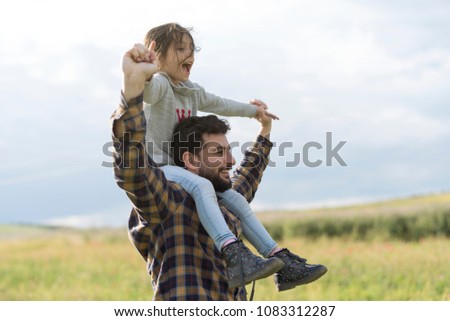 Father and daughter