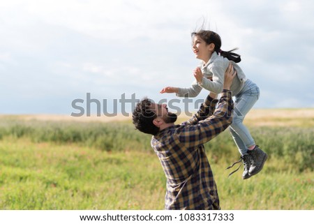 Similar – Father and daughter