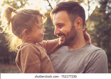 Father and daughter share love.  - Shutterstock ID 752177230