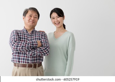 Father And Daughter, Two People