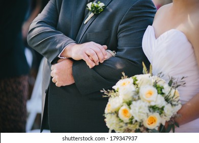 Father And Daughter At Wedding