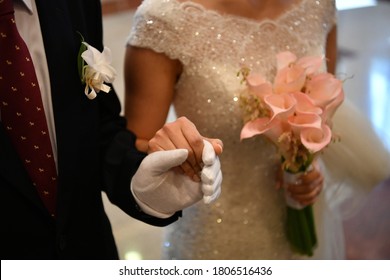 Father And Daughter In Wedding Day