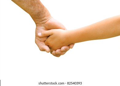 Father Gives Her Hand Child Stock Photo 82540393 | Shutterstock