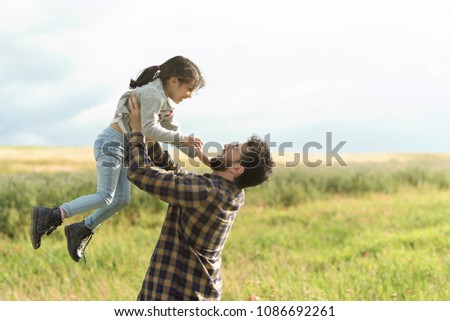 Similar – Father and daughter