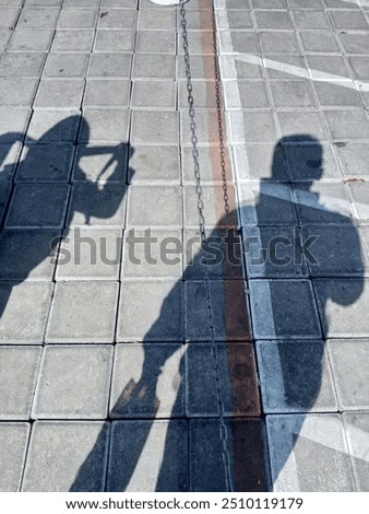 Similar – Image, Stock Photo { ShadowsFigures } Light