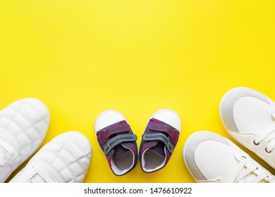 Father Mother Little Kid Shoes On Stock Photo 1476610922 | Shutterstock