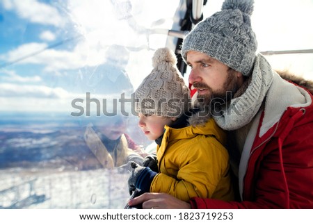 Foto Bild Seilbahn im Nebel