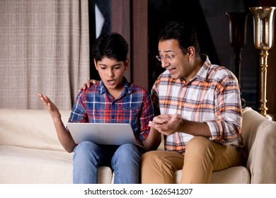 Father Son Playing Console Family Vacation Stock Photo (Edit Now) 562277821