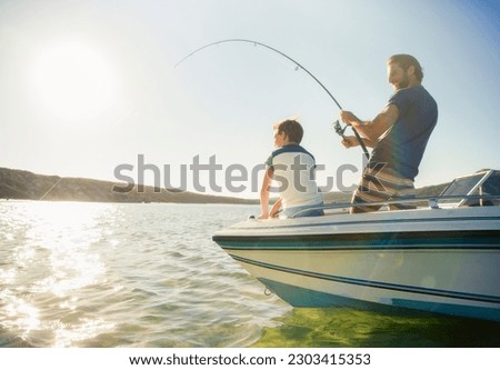 Image, Stock Photo fish Adventure Son