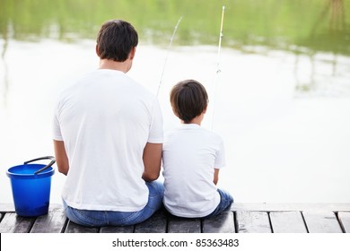 Father And Son Go Fishing