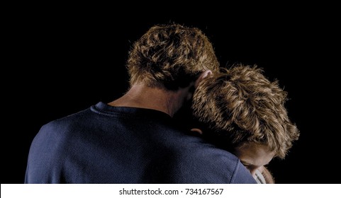 Father, Son Have Emotional Hug Of Reconciliation After Argument