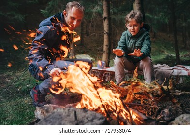 1,237 Father And Son Campfire Images, Stock Photos & Vectors | Shutterstock