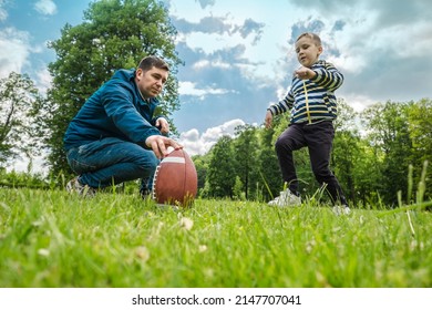 261 Father's football soccer ball Images, Stock Photos & Vectors ...