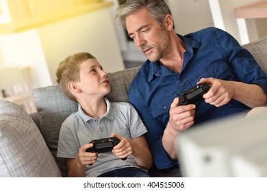 2,162 Father And Son Playing Console Images, Stock Photos & Vectors ...