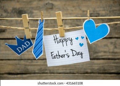 Fathers day greeting card or background - Shutterstock ID 431665108