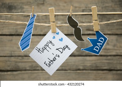 fathers day greeting card or background. - Shutterstock ID 432120274