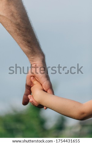 Similar – Image, Stock Photo Happy father´s day,boy with false mustache on stick