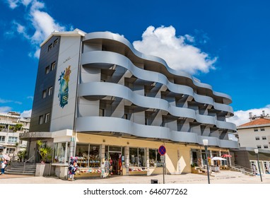 FATIMA, PORTUGAL - JUNE 6, 2016: Hotel Aleluia Near Fatima Sanctuary In Portugal.. Fatima Is Famous For The Marian Apparition.