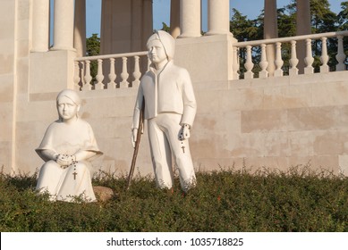 Fatima, Portugal - November 11, 2010: The Visionary Children, The Sanctuary Of Fatima