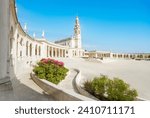 Fatima Sanctuary in Portugal,  - Our Lady of Fátima marian shrine square.