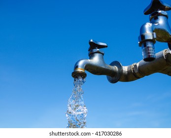 faucet and water