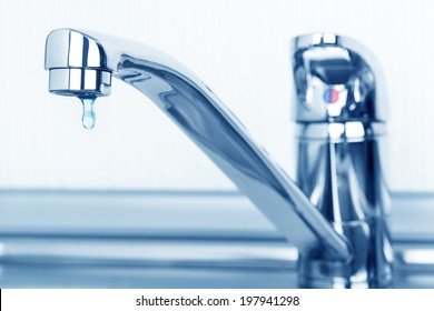 Faucet And Water Drop