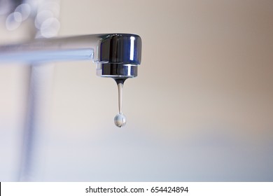 Faucet And Water Drops