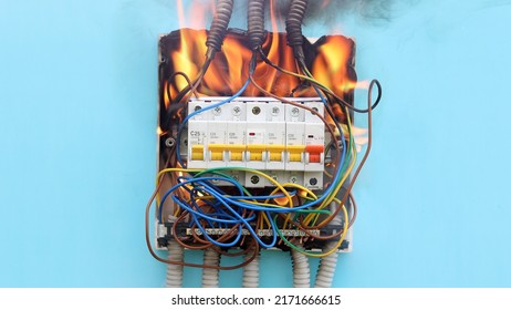 Faulty wiring led to an electrical fire as result of short circuit.