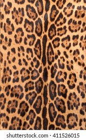 Faux leopard fur texture background